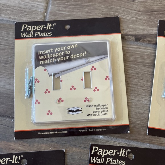 5 Lot Vintage 1990 American Tack & Hardware Co. Custom‎ Photo Light Switch Plate - Picture 2 of 8